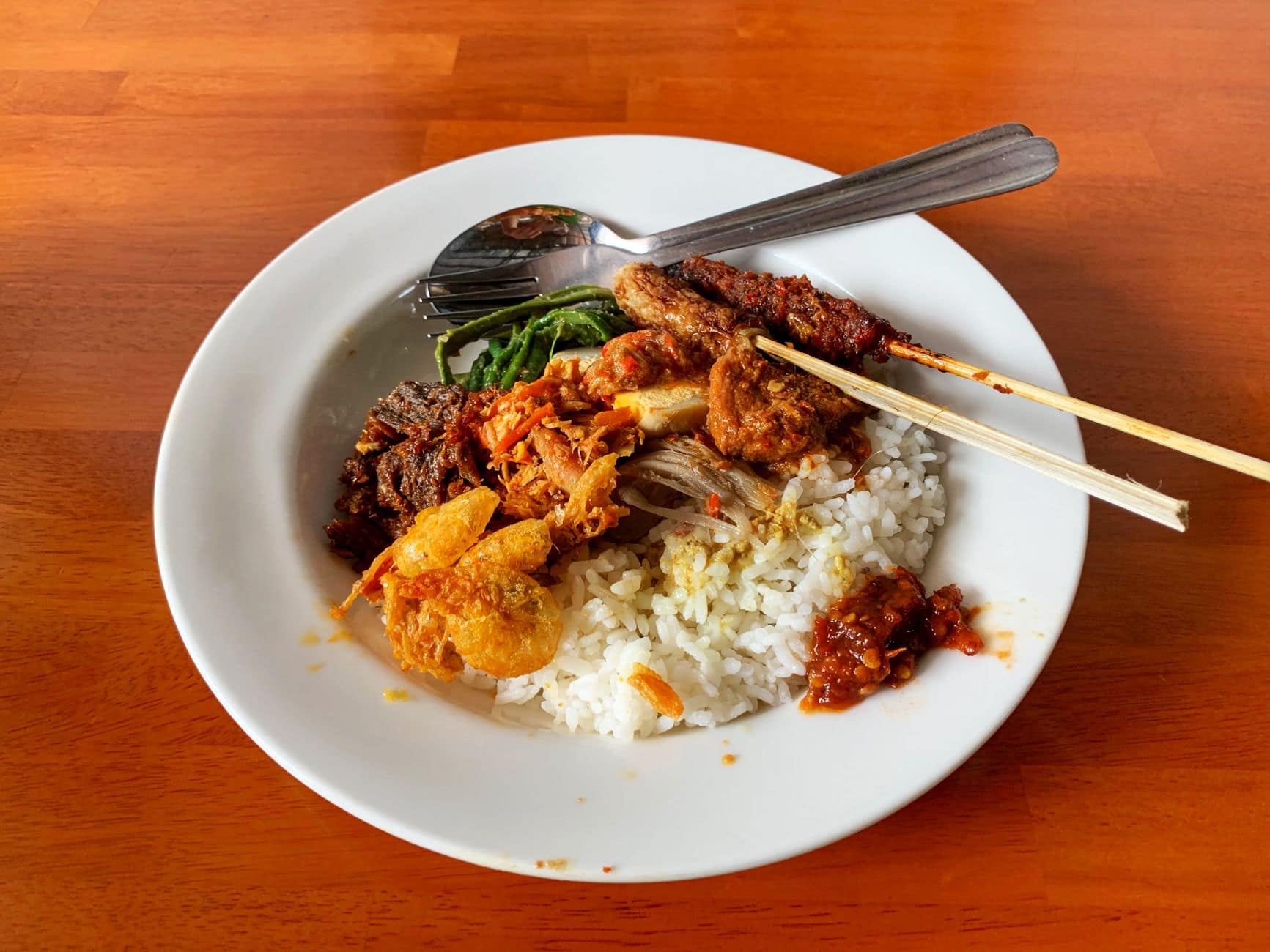 Nasi campur Bali in Bali