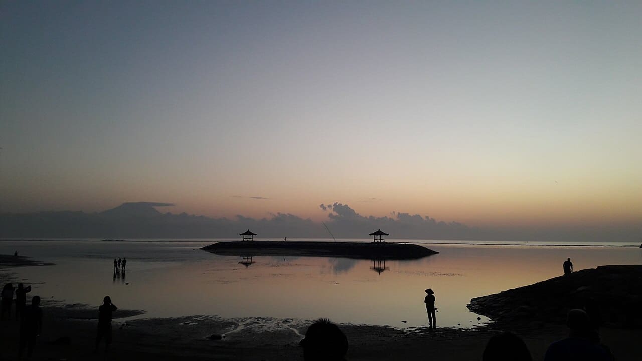 Plage principale d'Amed à Bali
