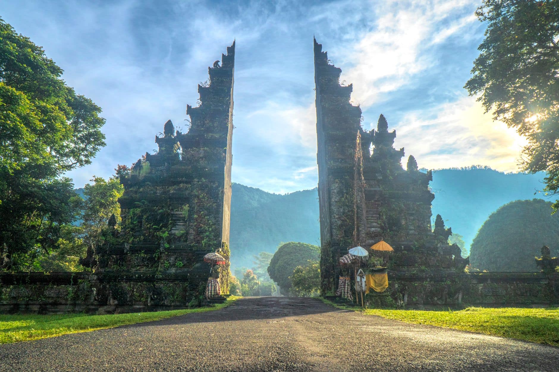 Handara Gate, a classic Bali Instagram photo spot in the highlands